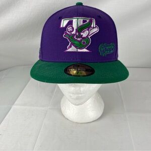 New Era 59FIFTY Cooperstown Collection Grape Fitted Hat 7 1/4